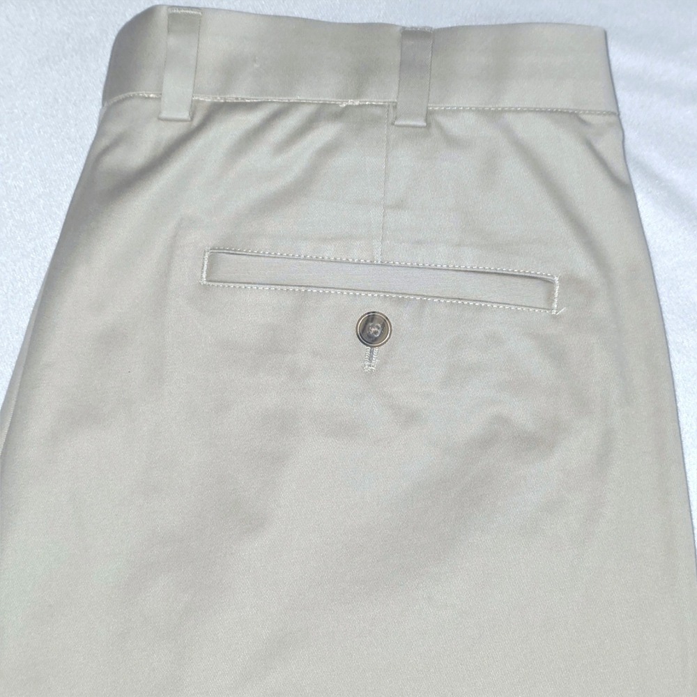 Brooks Brothers Men Clark Advantage Chino Stretch Khaki Tan Pants Size 36X32‎